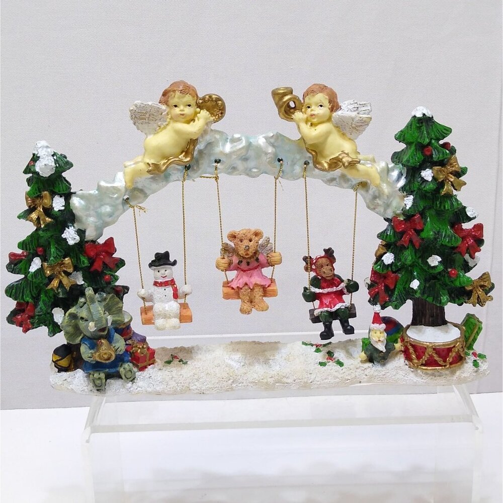 Angel Christmas Swing Cedar Creek Collection by Kirkland Stores Original Box EUC